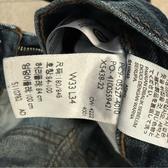 Levi's 527 33W 34L Men's Slim Bootcut Denim Jeans Medium Wash | Please Read! - Picture 4 of 4